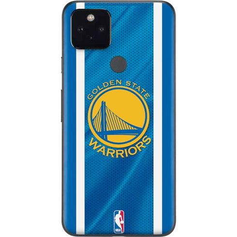 NBA Golden State Warriors Jersey Google Pixel 5a Skin